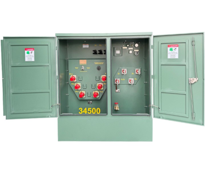 750 KVA آؤٹ ڈور پیڈ ماونٹڈ ٹرانسفارمر -34.5/0.48 KV|USA 2024